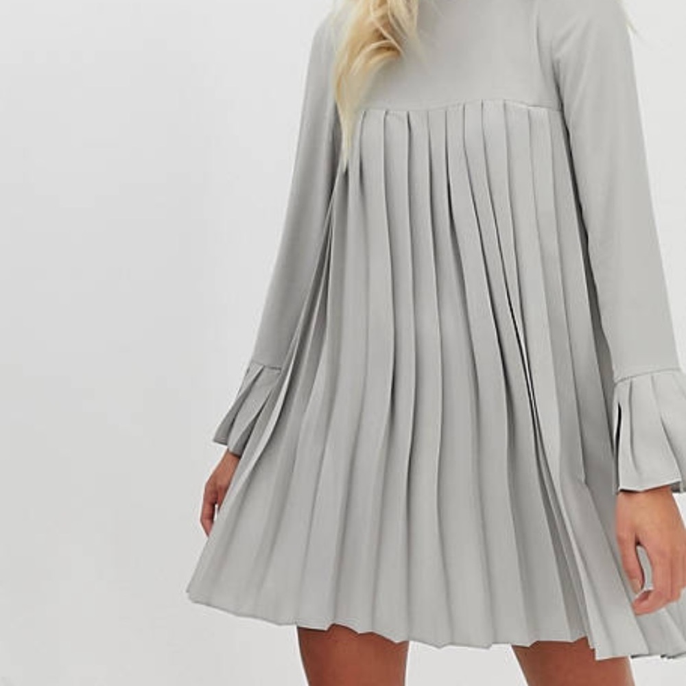 ASOS Pleated Mini Dress *NWT*